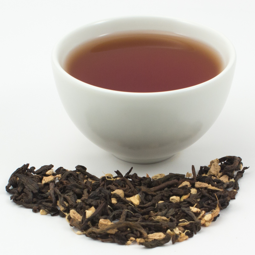 Pu-Erh Ginger - Organic Chinese Black Tea 1oz