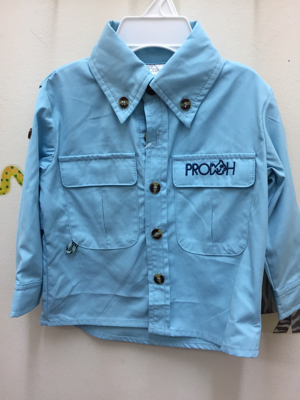 Prodoh Kids Vented Back Seasonal Fishing Shirt - klassy kids