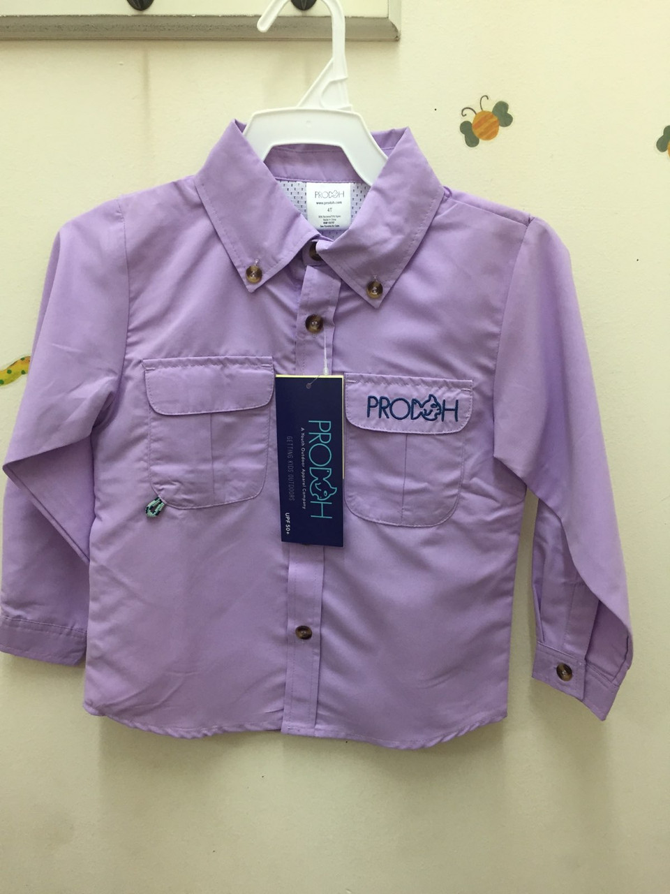 Prodoh Kids Vented Back Seasonal Fishing Shirt - klassy kids