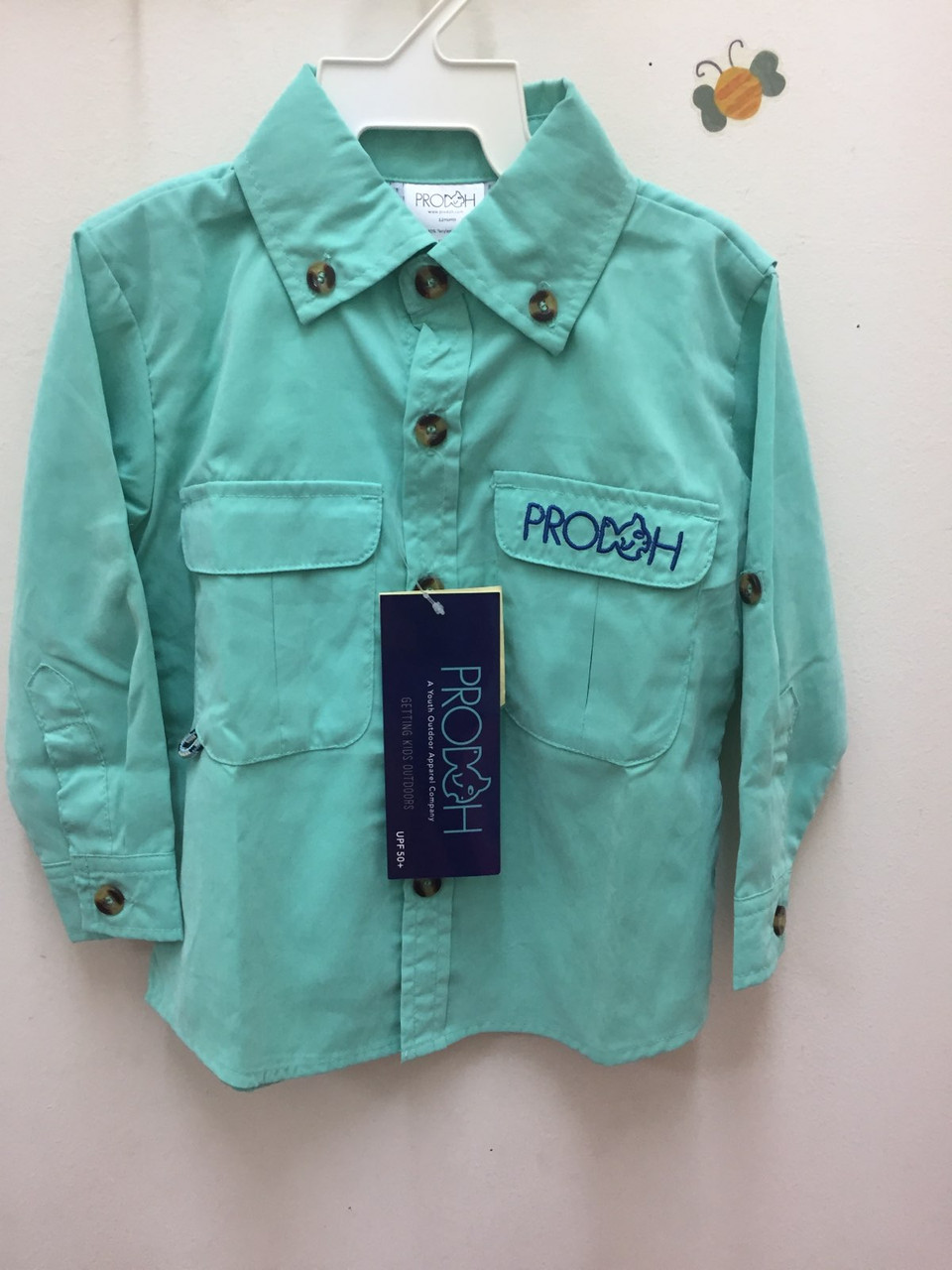 Prodoh Kids Vented Shirt Green 132757 - klassy kids