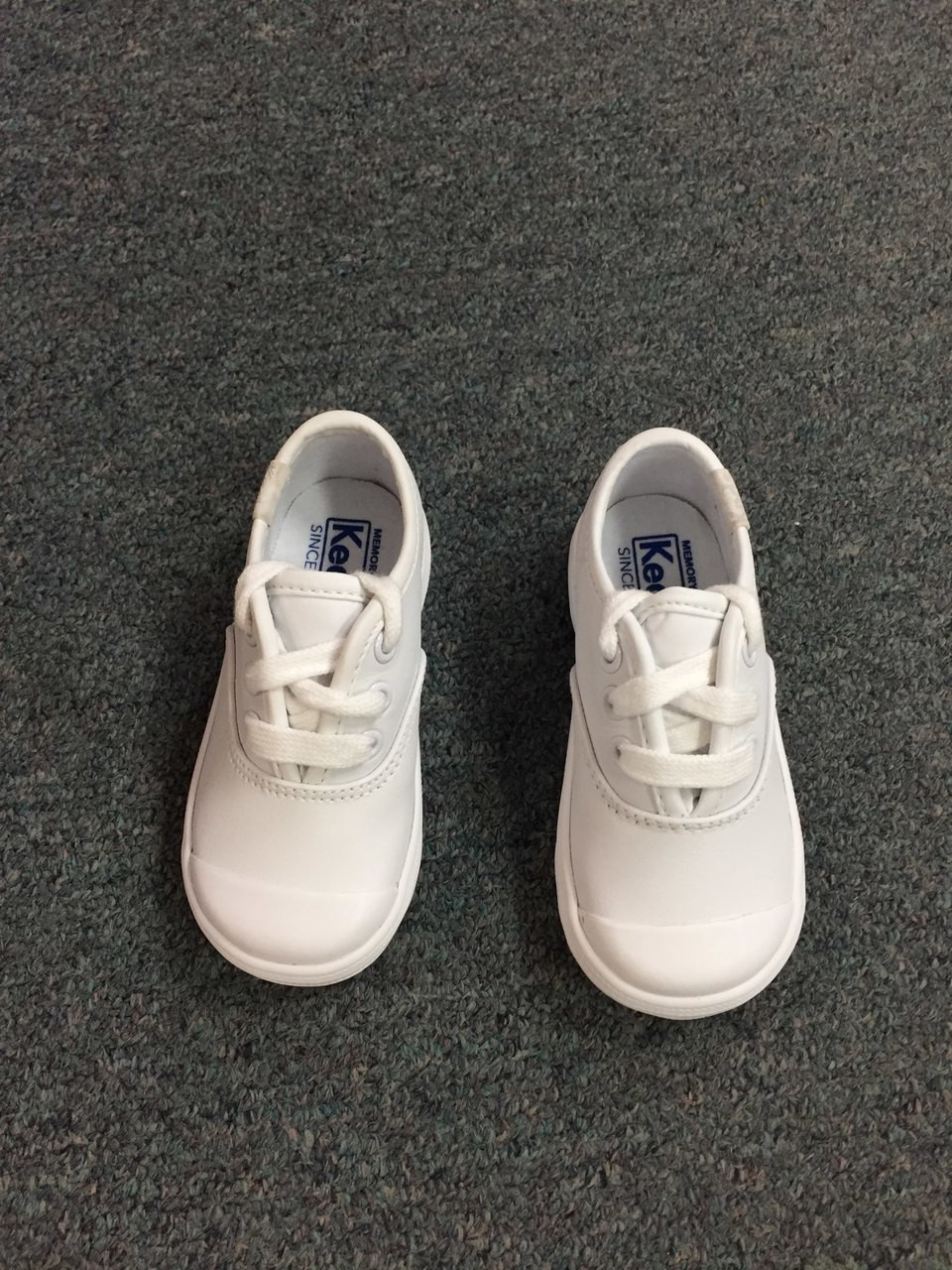 Infant deals white keds