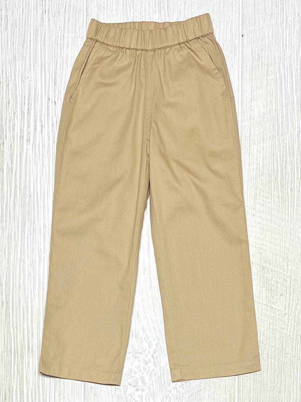 Pants Elastic Khaki klassy kids