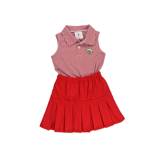 Fan Zone Skort Set- Red Fan Zone Skort Set- Red