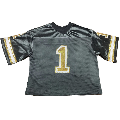 Black and Gold Sequin Jersey Black and Gold Sequin Jersey