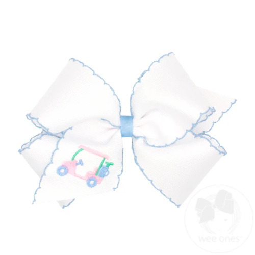 Grosgrain Moonstitch Edge Country Club Hair Bow Grosgrain Moonstitch Edge Country Club Hair Bow