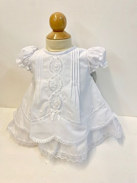 2 pc heirloom dress white
