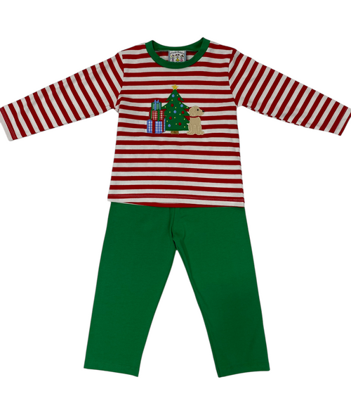 Christmas Morning Boys Pant Set Christmas Morning Boys Pant Set