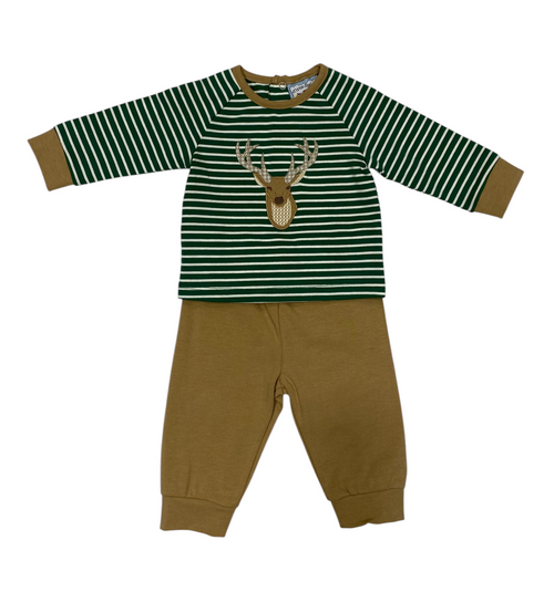 Deer Applique Jogger Set Deer Applique Jogger Set