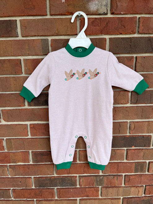 Duck Trio - Boys Knit Romper Duck Trio - Boys Knit Romper