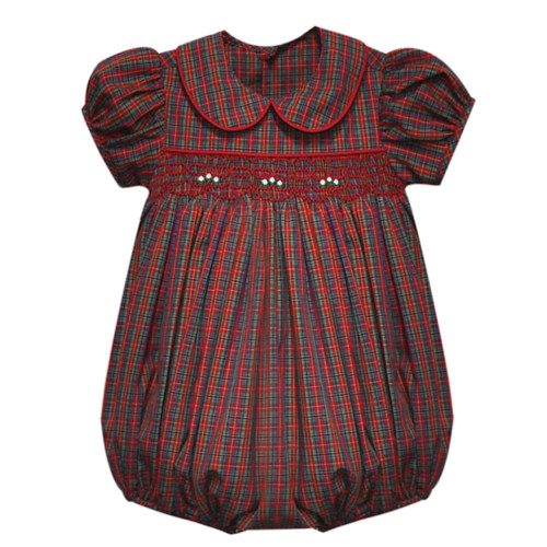 Juliette Girl Bubble-Red Plaid Juliette Girl Bubble-Red Plaid