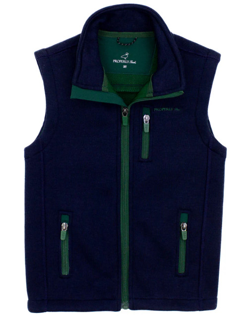 Boys Highland Vest Navy Boys Highland Vest Navy