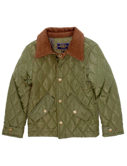Boys Beaumont Jacket Olive Boys Beaumont Jacket Olive