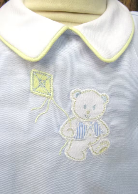 Blue Teddy Bear Romper