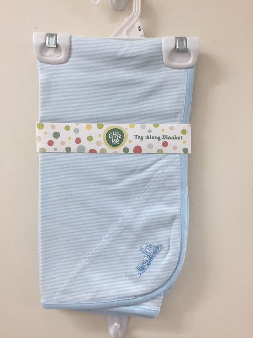 Little Me  Blanket  Light Blue Stripe     L456