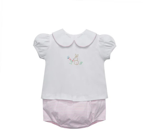Pink Bailey Bloomer Set, Little Cottontail