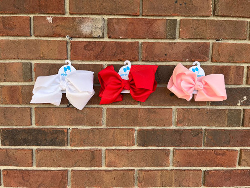 Huge Grosgrain basic bow with knot