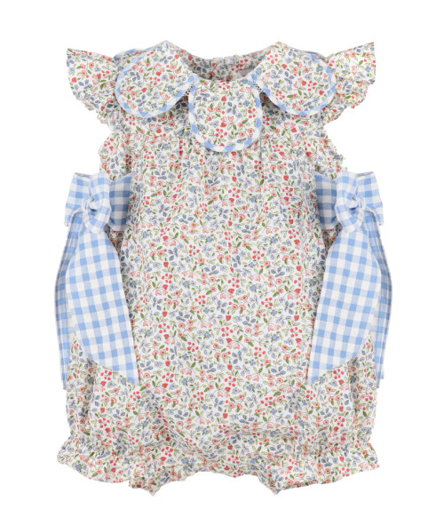 AMERICANA PETAL PLAYSUIT PRINT