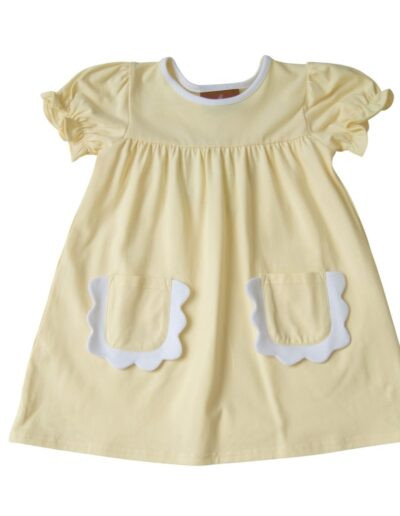 Izzie SS Dress–Yellow