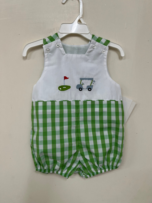 MAGNOLIA GREEN INFANT BUBBLE SHORT