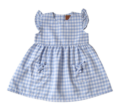 Harley Dress–Blue Gingham