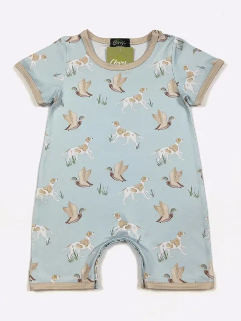 Mallard Hunter2 Boy Romper