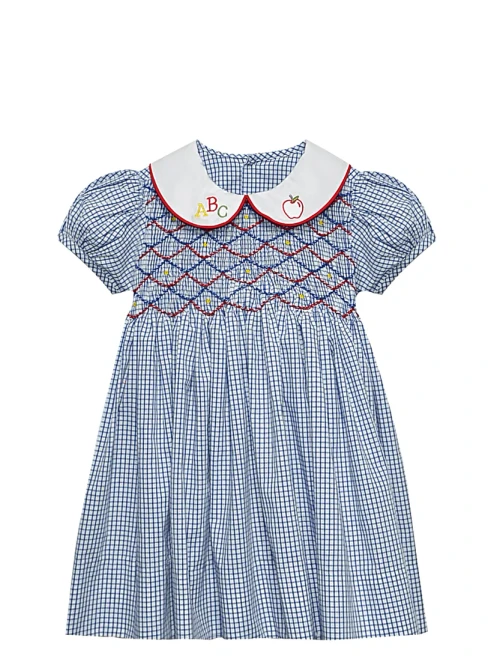 Royal Blue Cate Dress- ABC Smocked