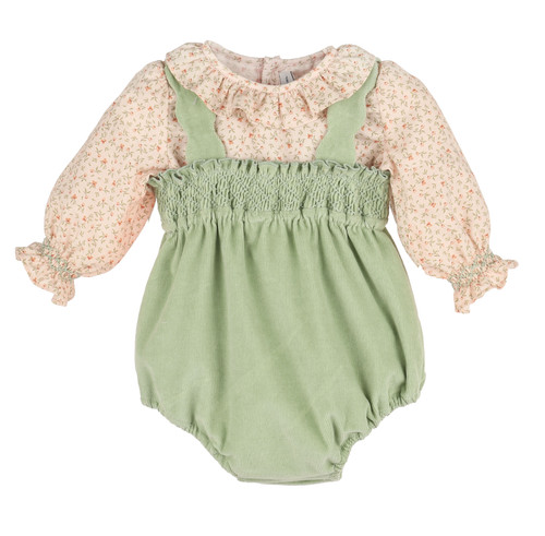 pumpkin patch playdate overall green