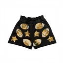 Black and Gold Football Shorts