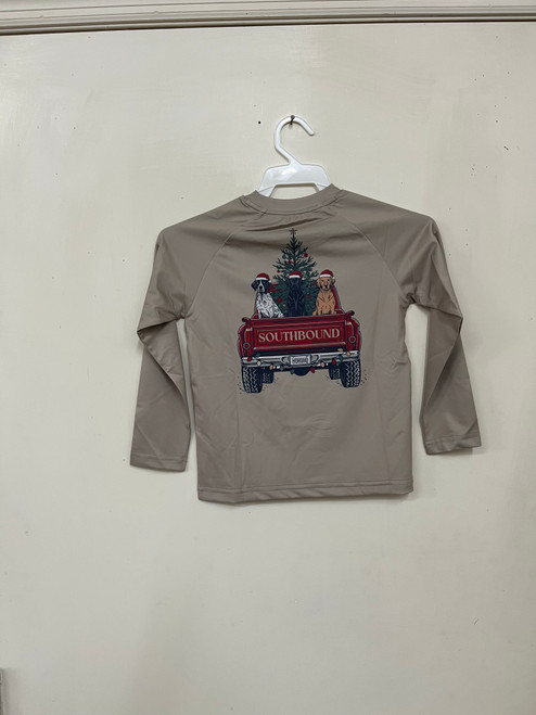 Perf tee Christmas dog truck