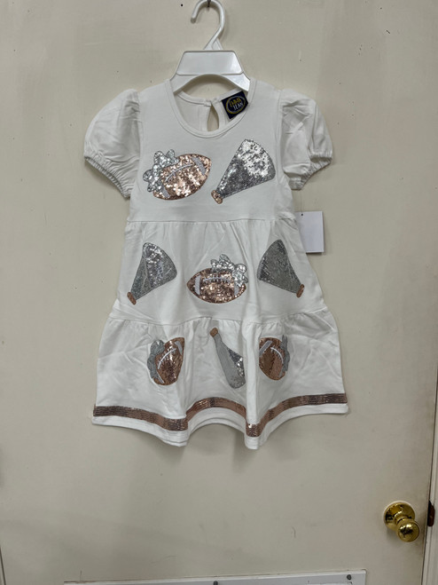 CHEER SPARKLE APPLIQUE DRESS