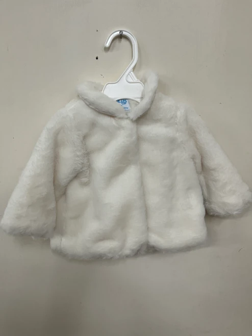 cozy fuzzy long coat ivory