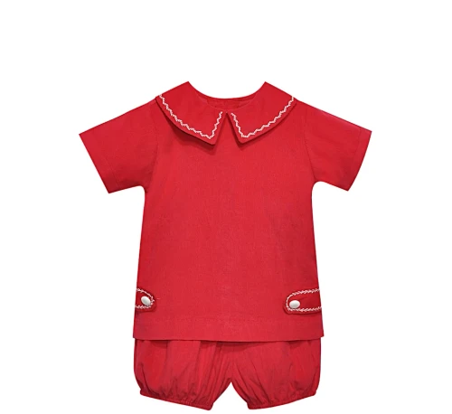 Madison Short Set-Red