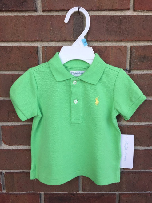 Ralph Lauren Knit Polo  Green S S 