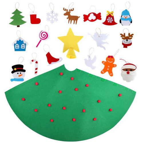3D diy felt Christmas tree decoration