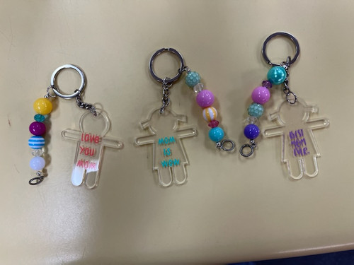 Mother day keychain 