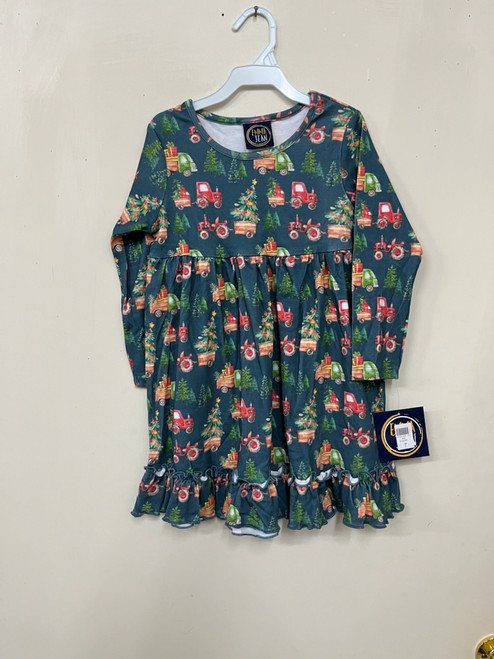 Christmas Tree Farm   L/S Dress 