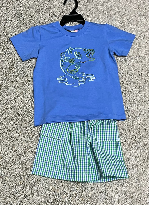 Bass Fish Boys Short Set 