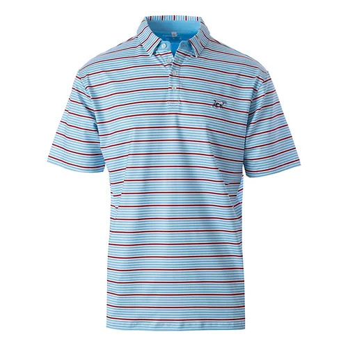 Kennedy Performance Polo Red/White /Blue 