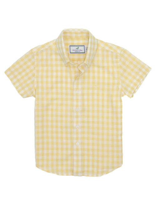 Harbor Shirt S S Light Yellow 