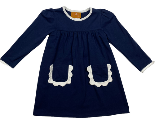 Izzie Dress- Navy  