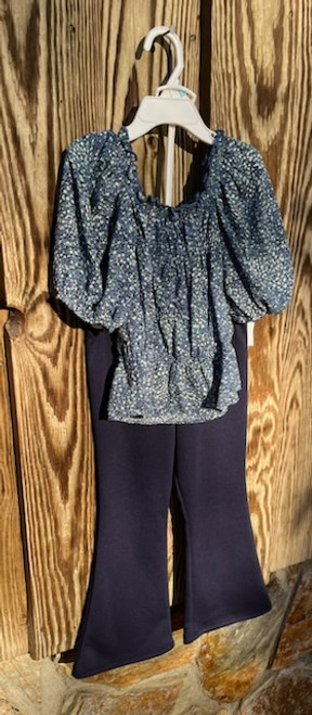 Smocked Flared Pant Set Smocked Flared Pant Set
