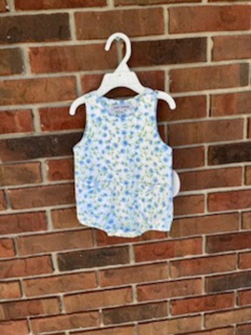 Glory Blue Floral Print Bubble Glory Blue Floral Print Bubble