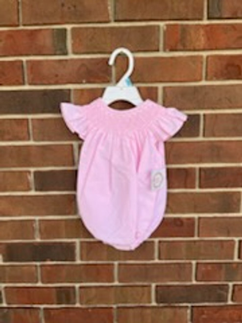 Catherine Pearl Pink Smocked Bubble Catherine Pearl Pink Smocked Bubble