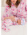 Pretty Floral Ruffle Knotted Sleep Gown & Hat Set