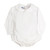 Bailey Boys White Boys L/S Button Back  Onesie