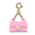 Gold Pink Purse Charm