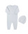 Lux Pointelle Knit Romper with Hat