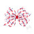 Patriotic Print Grosgrain Hair Bow