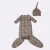 Woody camo knotted gown