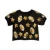 Black and Gold Football Top
